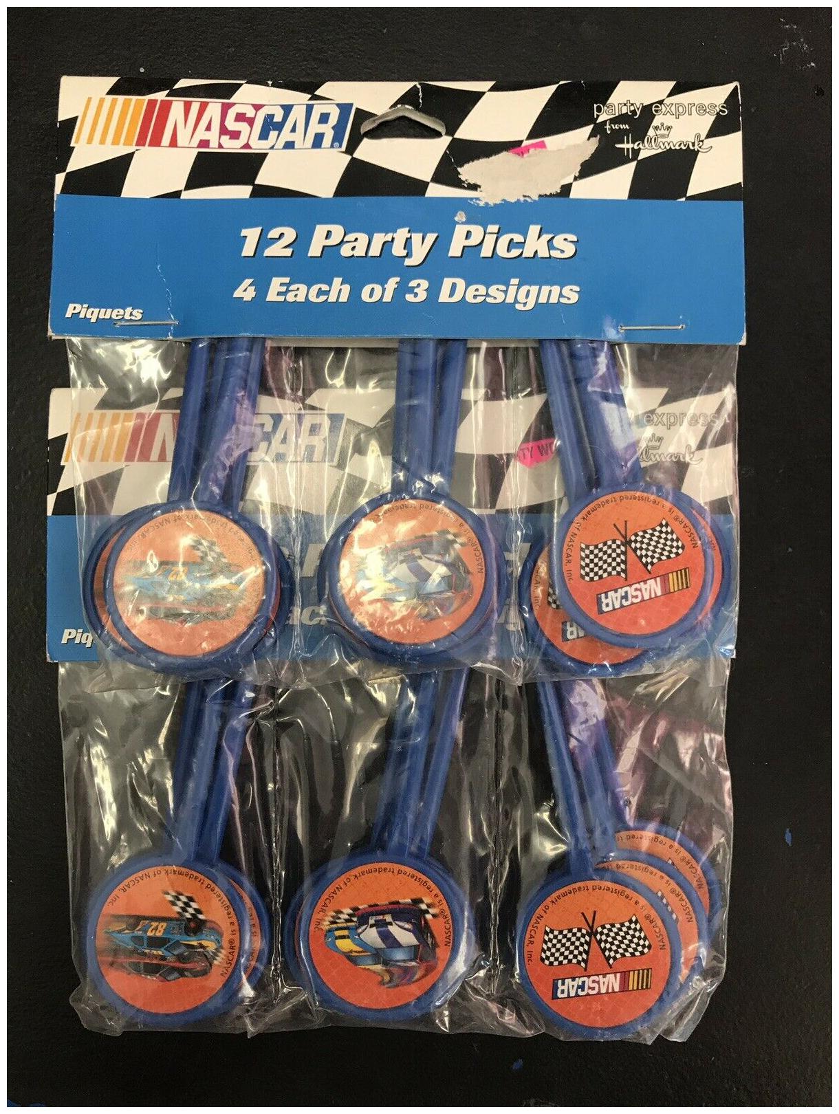 

Nascar Full Throttle Party Supplies Cupcake Picks 24ct