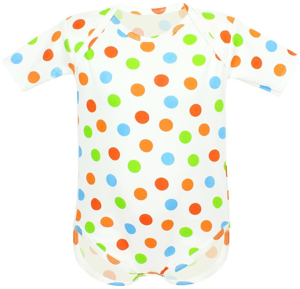 

Neska Moda Unisex Cotton Printed Romper - Multi