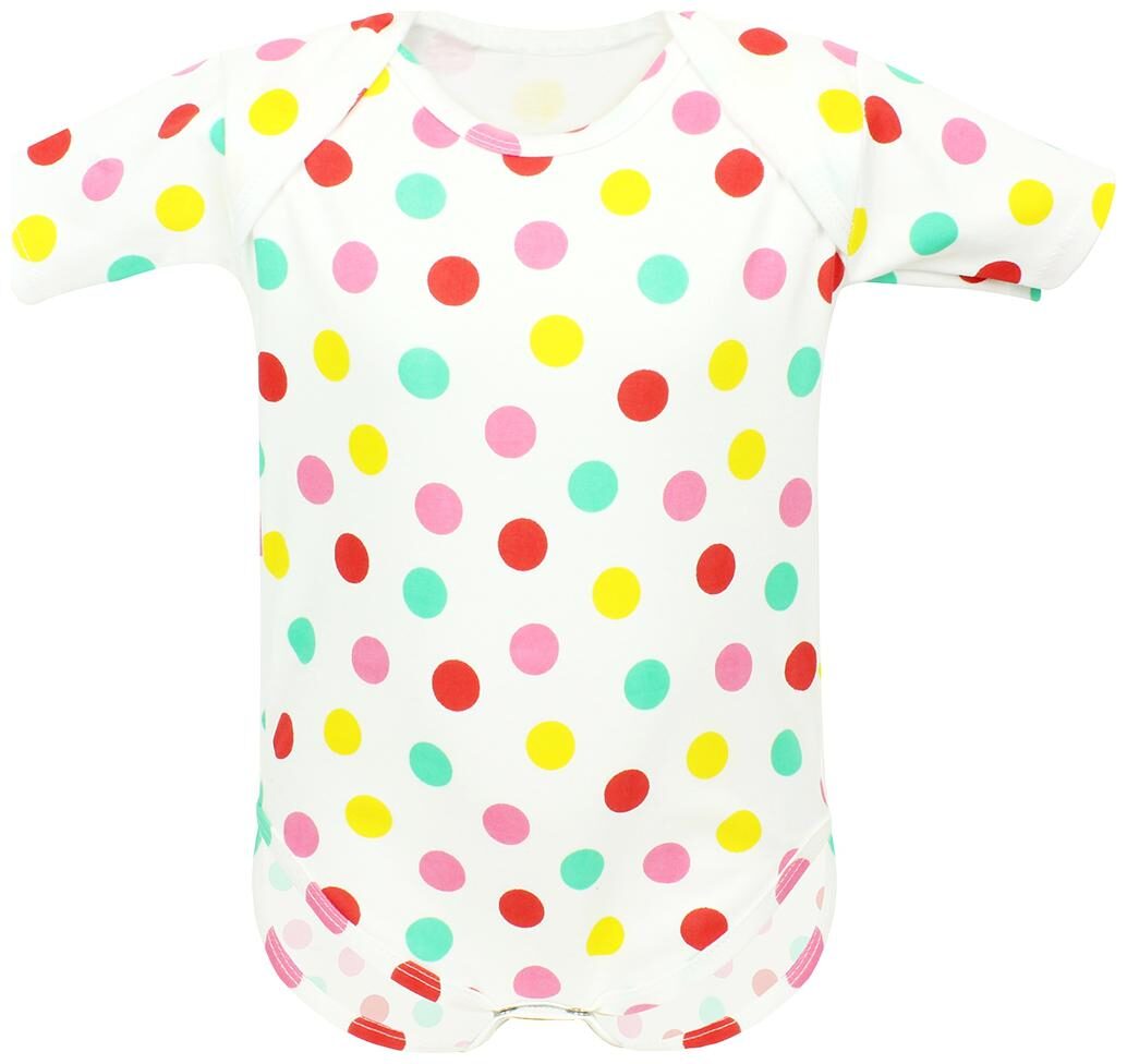

Neska Moda Unisex Cotton Printed Romper - Multi