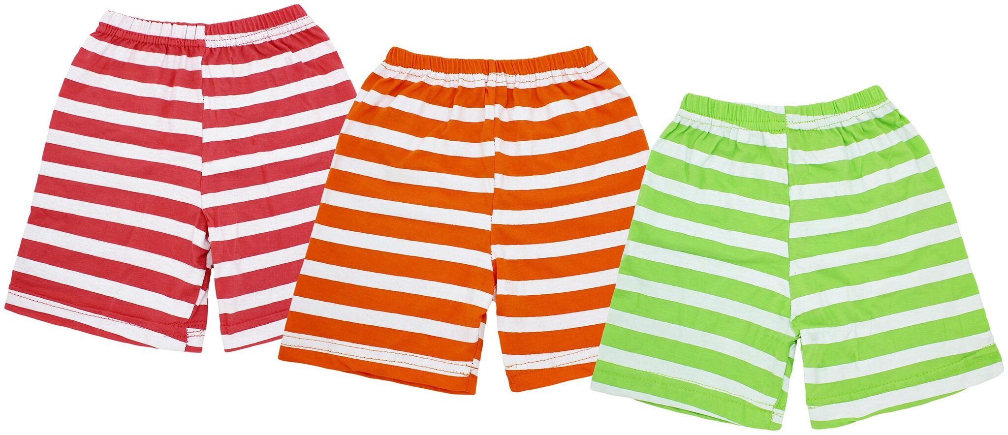 

Neska Moda Baby boy Cotton Solid Shorts - Multi