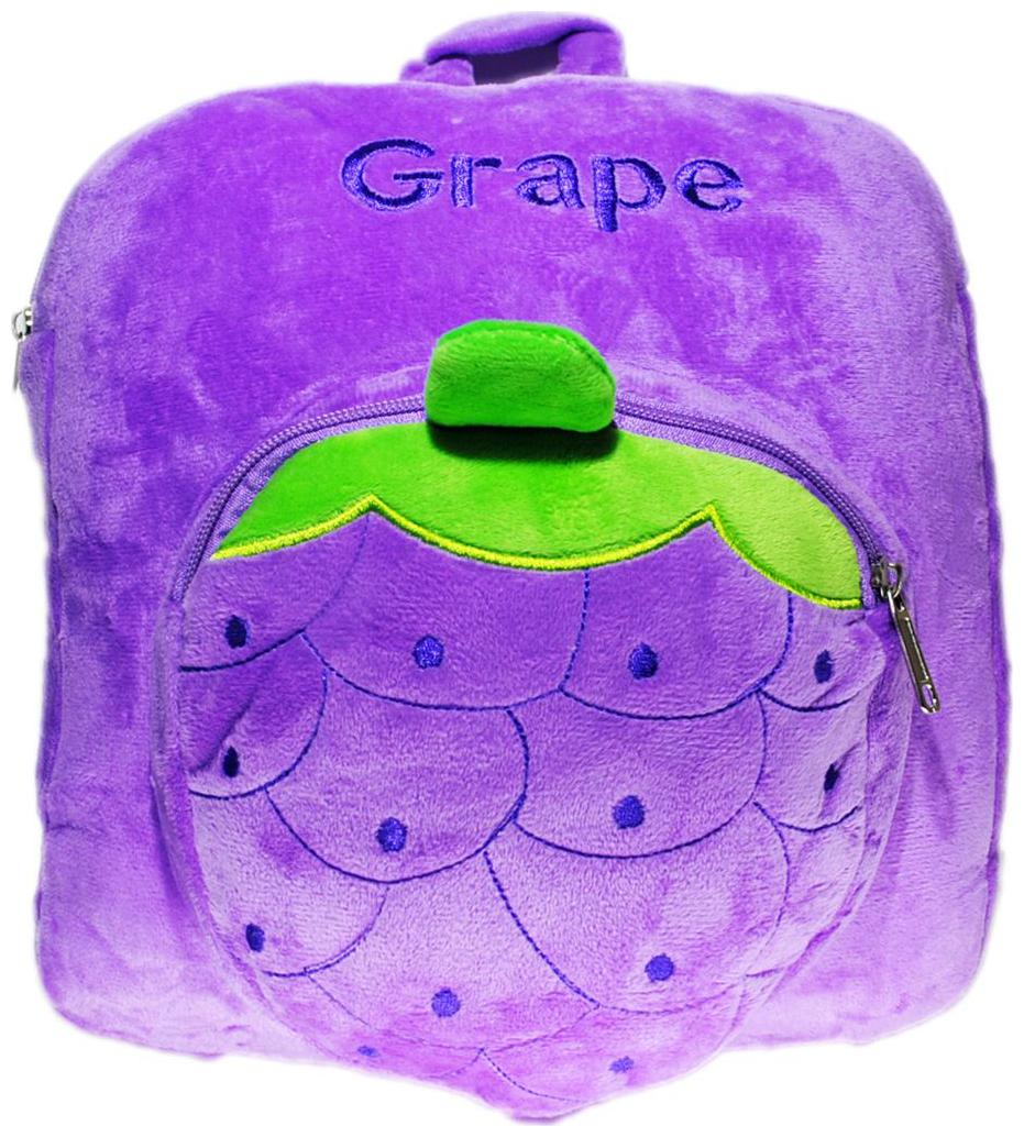 

Netboys Grape Kids School Bag Soft Plush Backpack