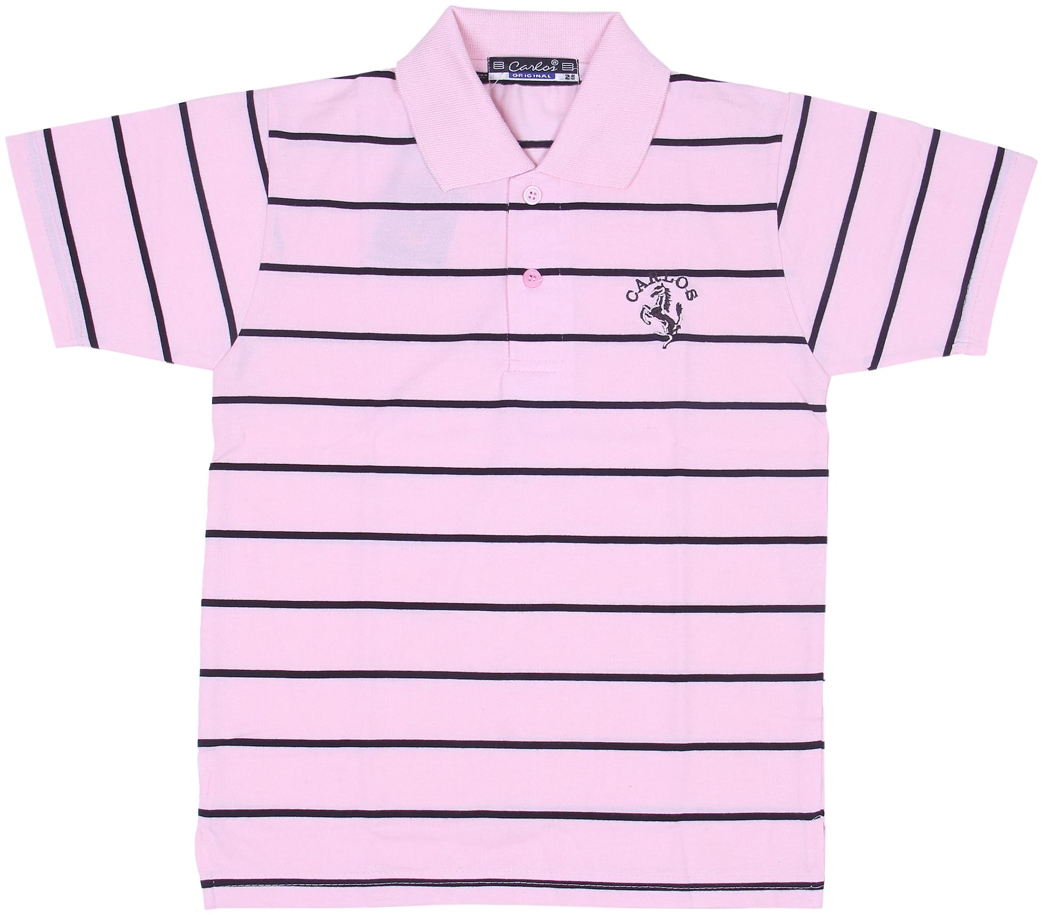 

Neuvin Boy Cotton Striped T-shirt - Pink