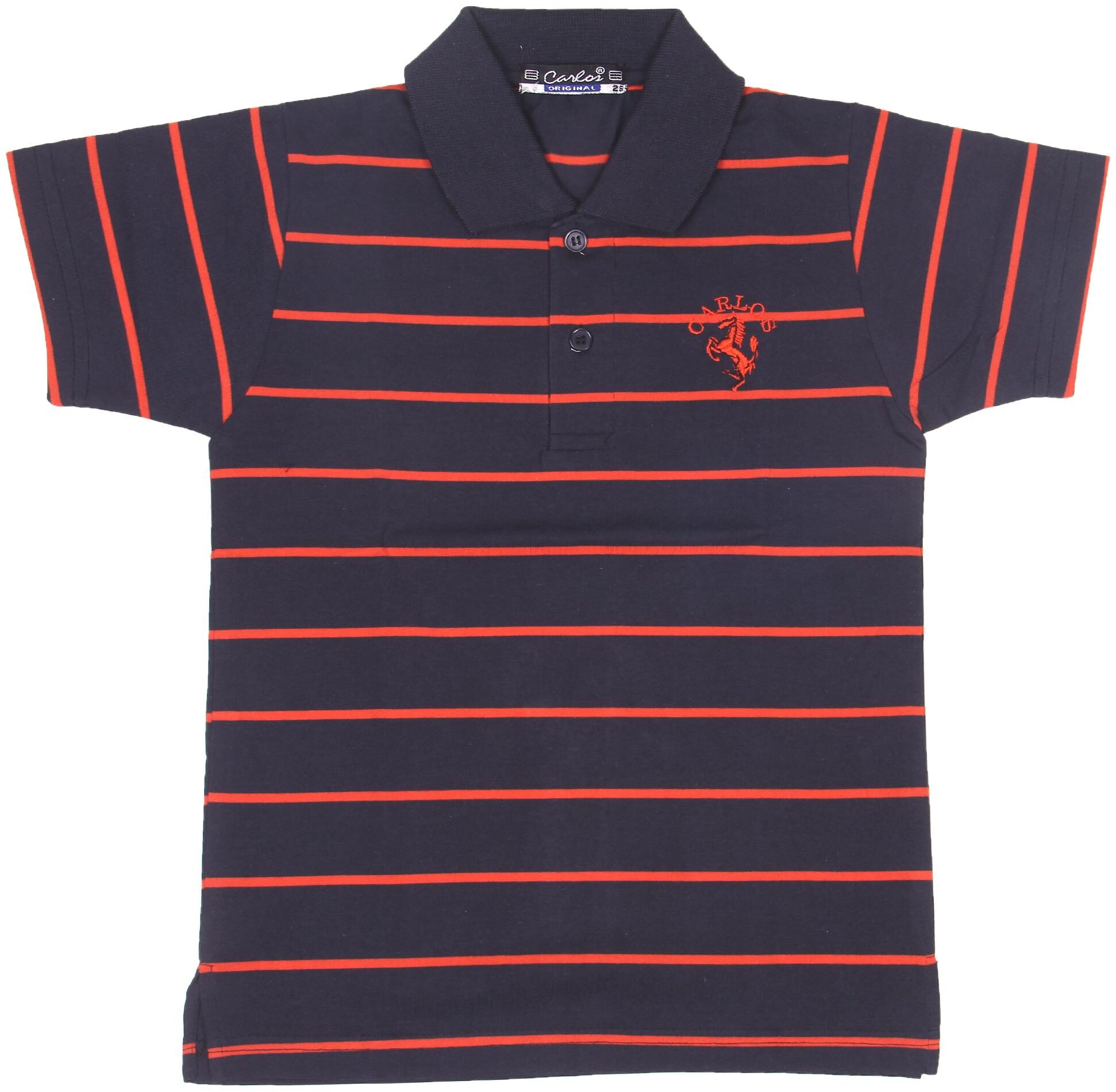 

Neuvin Boy Cotton Striped T-shirt - Blue