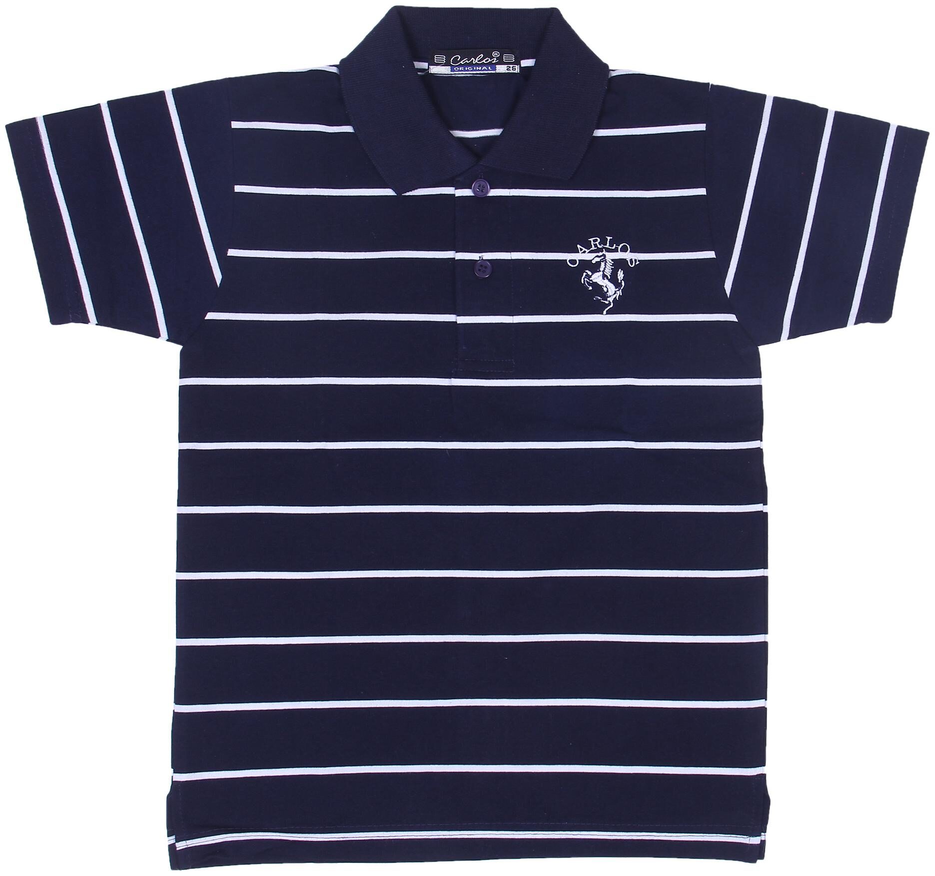 

Neuvin Boy Cotton Striped T-shirt - Blue