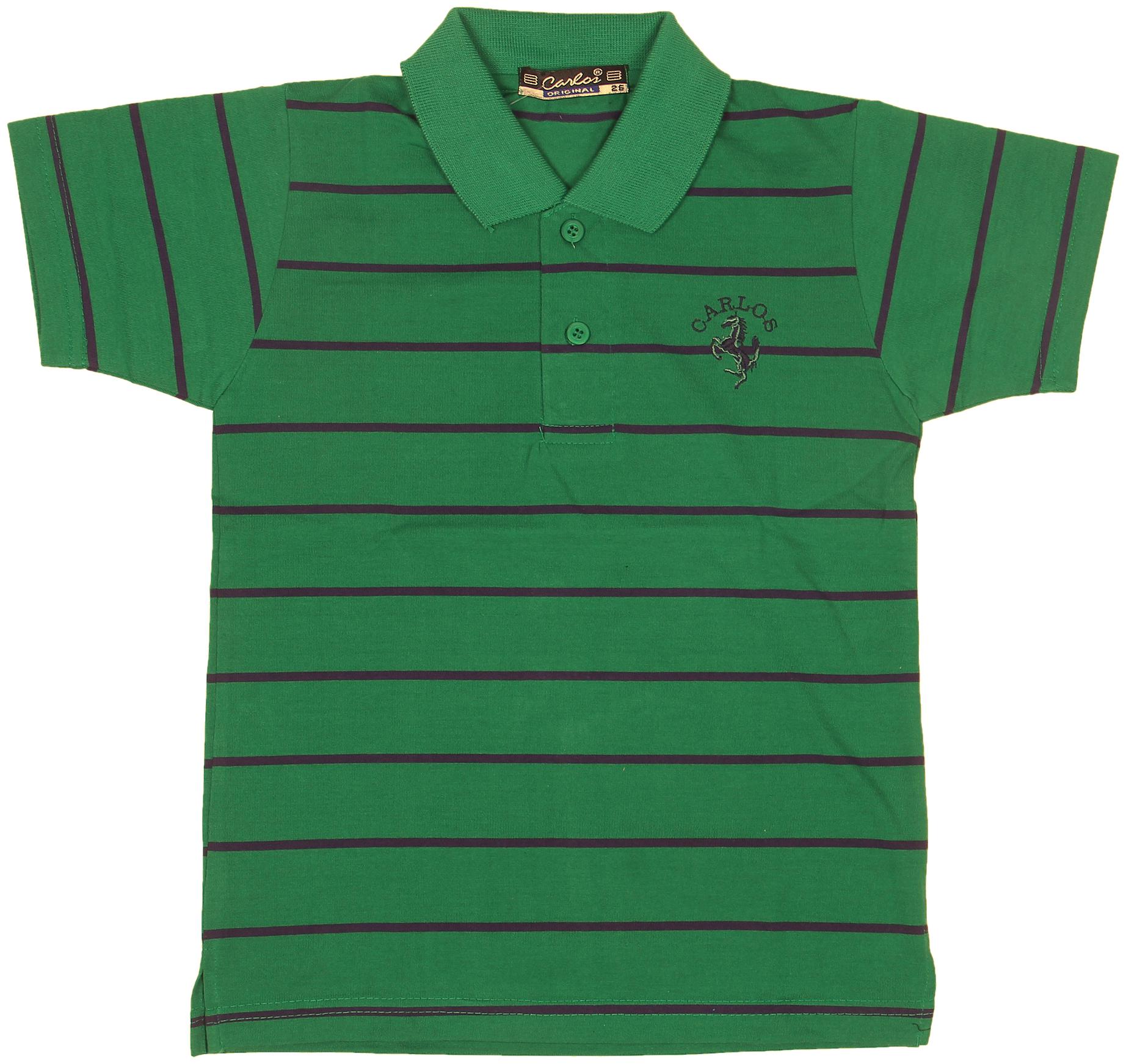 

Neuvin Boy Cotton Striped T-shirt - Green
