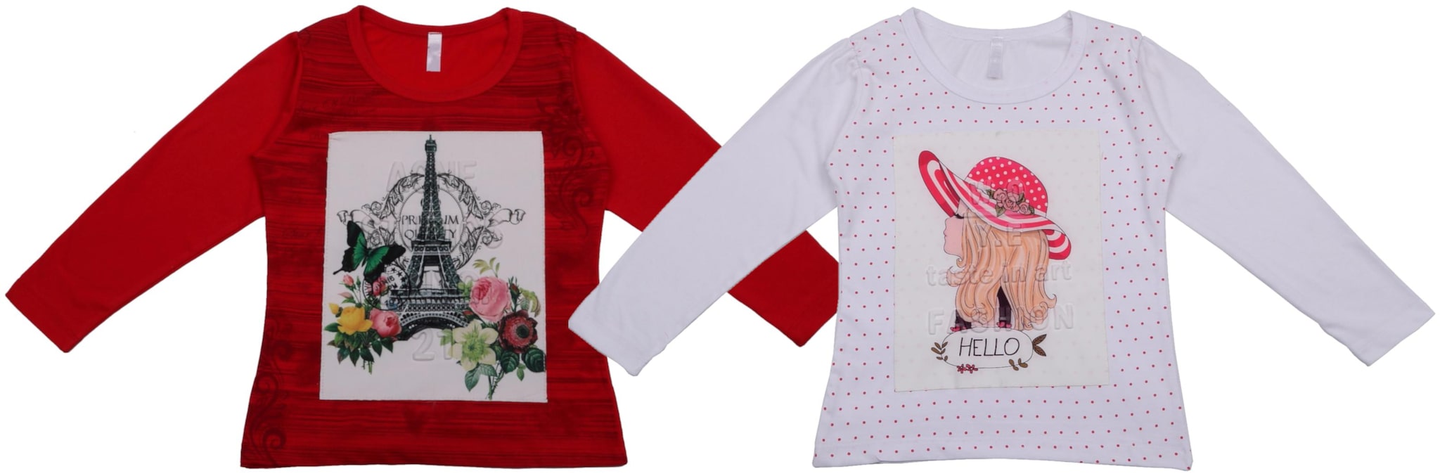 

Neuvin Cotton Printed T shirt for Baby Girl - Red White