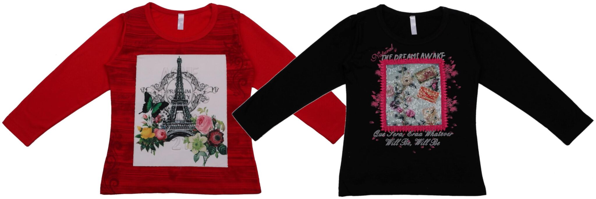 

Neuvin Cotton Printed T shirt for Baby Girl - Red Black