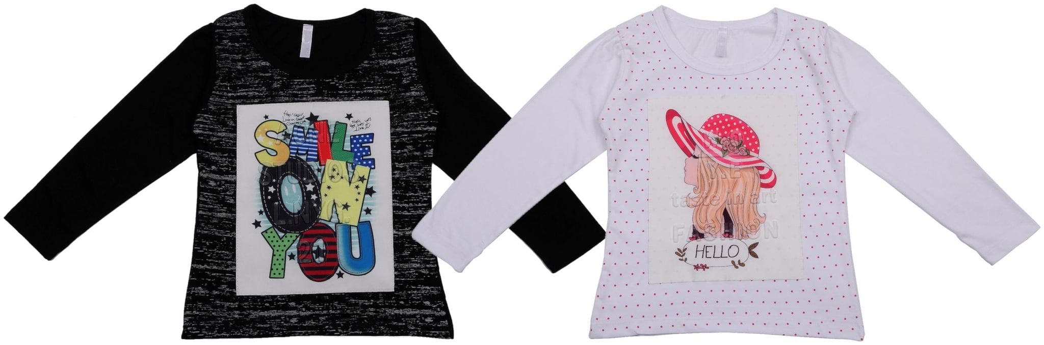 

Neuvin Cotton Printed T shirt for Baby Girl - Black White
