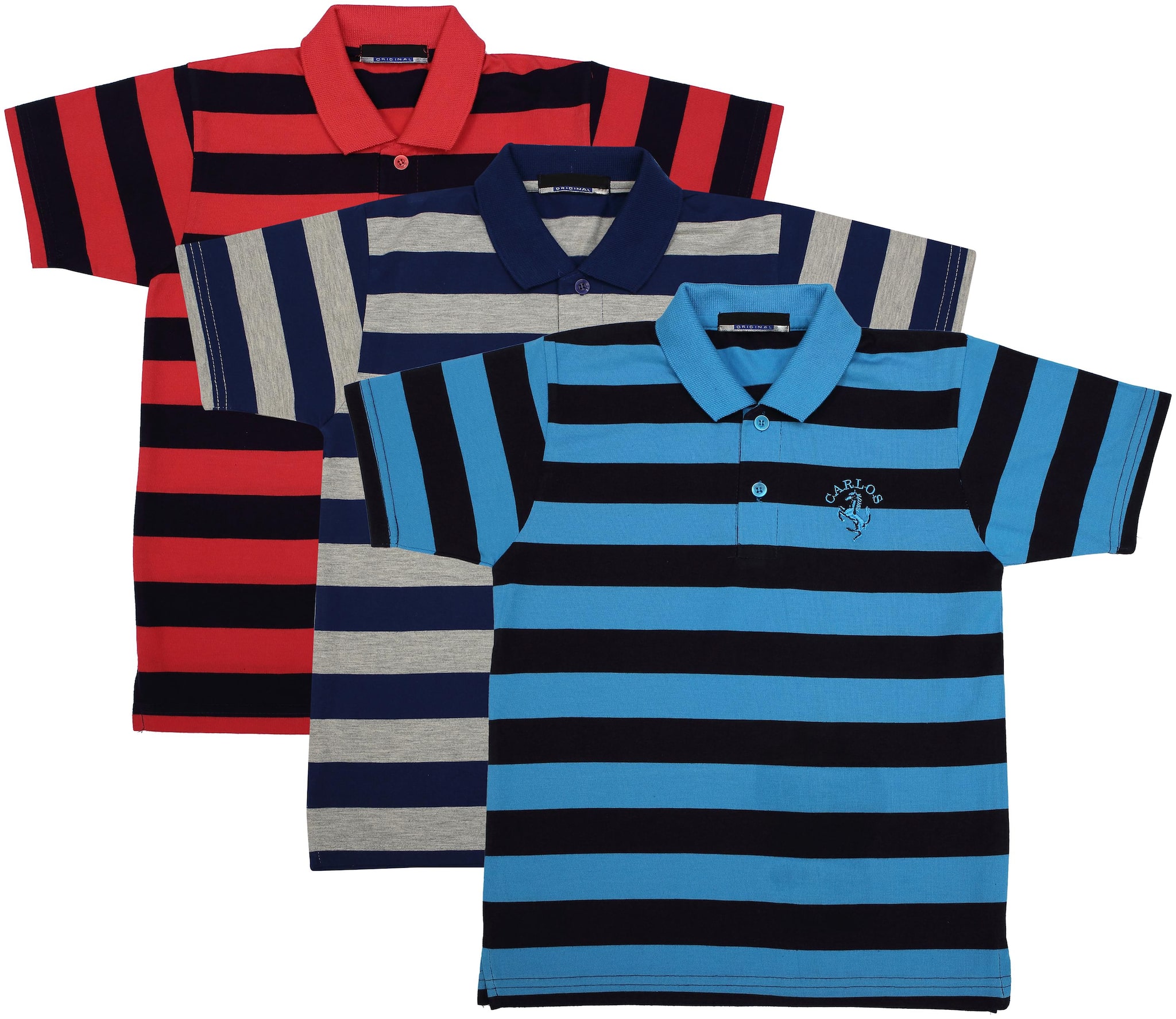 

Neuvin Cotton Solid T shirt for Baby Boy - Multi