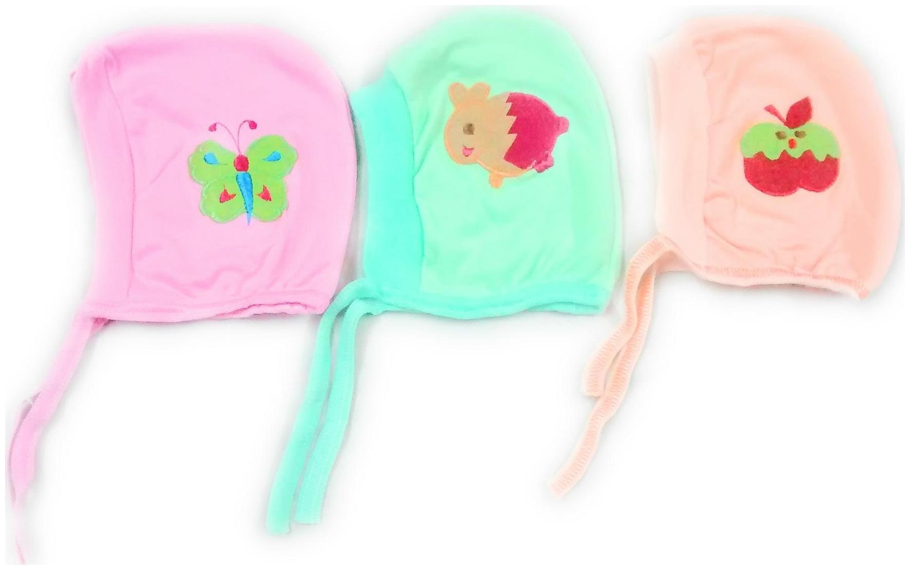 

New Jain Traders - New Born Baby Soft Stretchable Cotton Caps - Unisex - Pack Of 3 pcs (0-6 Months Multi03)
