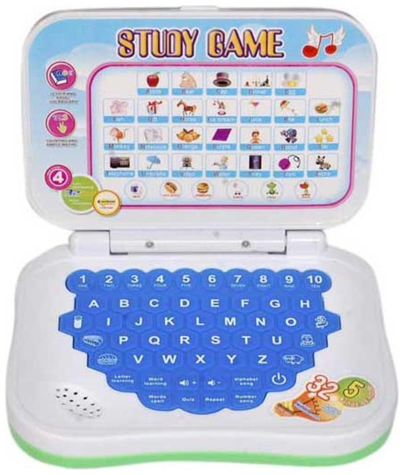 

New Pinch Kids Educational English Laptop for kids Size small (Multicolor)