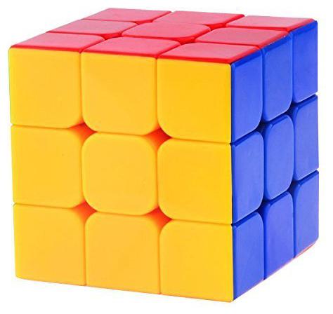 

New Pinch Stickerless - 3x3x3 Speed Cube(Multicolor)
