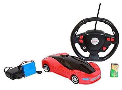 

NEw Toy Chehar Enterprise High Speed 1 4 Bounce Rollover Stunt Car with Steering Wheel for Kids(multicolor)