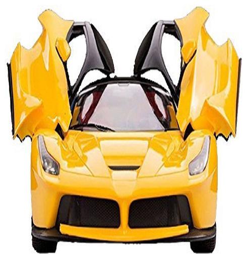 

New toy chehar enterprise Remote Controlled Ferrari like Model Sports Car With Openable Doors (yellow)(color may be vary)