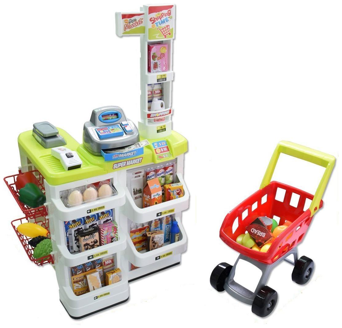 

New Toy chehar Enterprise Home Supermarket Play Set for Kids - Educational and Interactive Toy Battery Operated(multicolor)