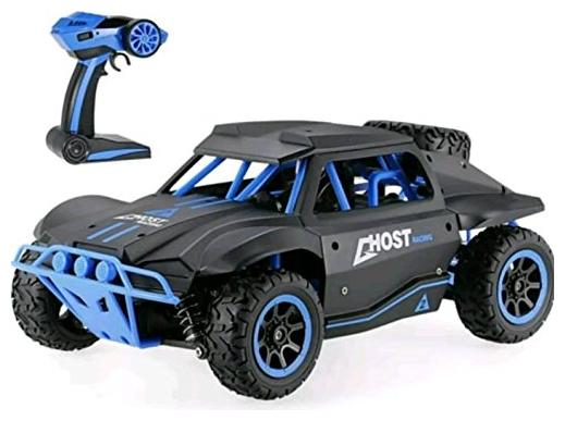 

New Toy Chehar Enterprise 1 18 Scale 2 4GHz 4WD High Speed Short Truck Off-Road Racing Rally Car remote controlbattery operated car(Multi Colour)