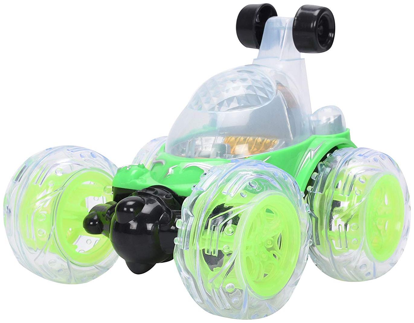 

New Toy Chehar Enterprise Front Axle Spinning Wheels Stunt Car 360 deg Rotating remote control with Colourful 3D Lights Music(multicolor)