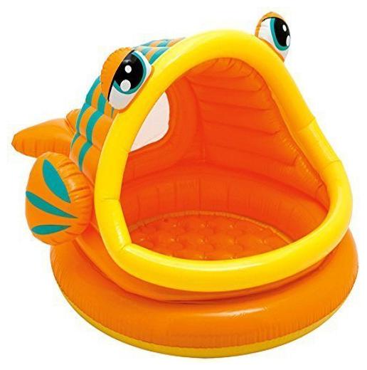 

New Toy chehar Enterprise latest Intex Lazy Inflatable Fish Baby Pool 49 X 43 X 28 for Ages 1-3