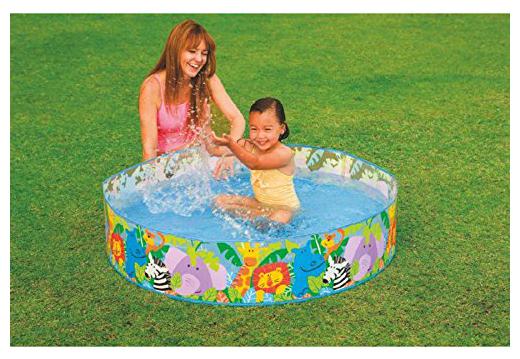 

new toy chehar enterprise Latest Multicolour Plastic Swimming Pool 8 feet