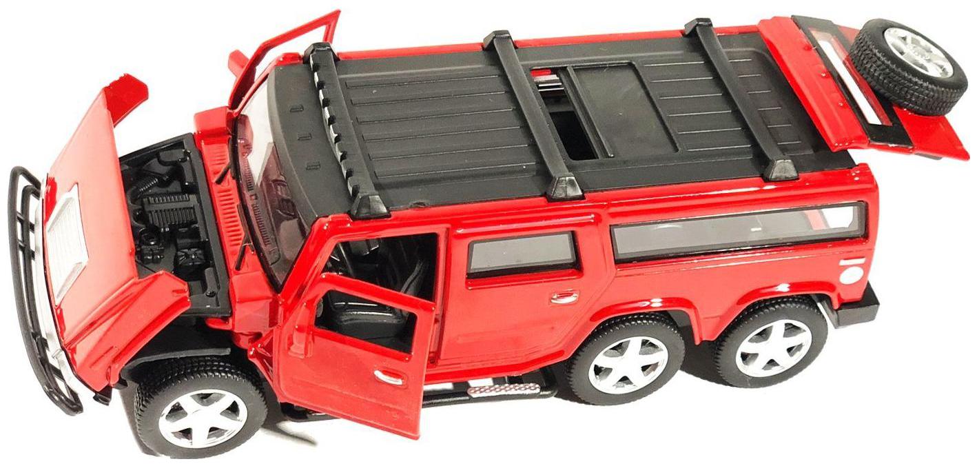 

New Toy Chehar Enterprise Die-Cast 6 Wheel Drive Metal Car Pull Back with Music 5 Openable Doors Light Hood Trunk and Sunroof Open 4 Years (Multicolour)