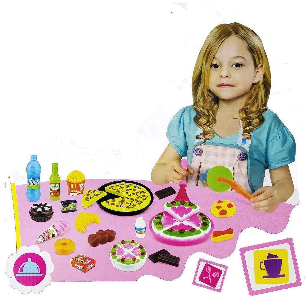 

New Toy chehar Enterprise Colorful Tableware Cooking Set Toy (Multicolor)
