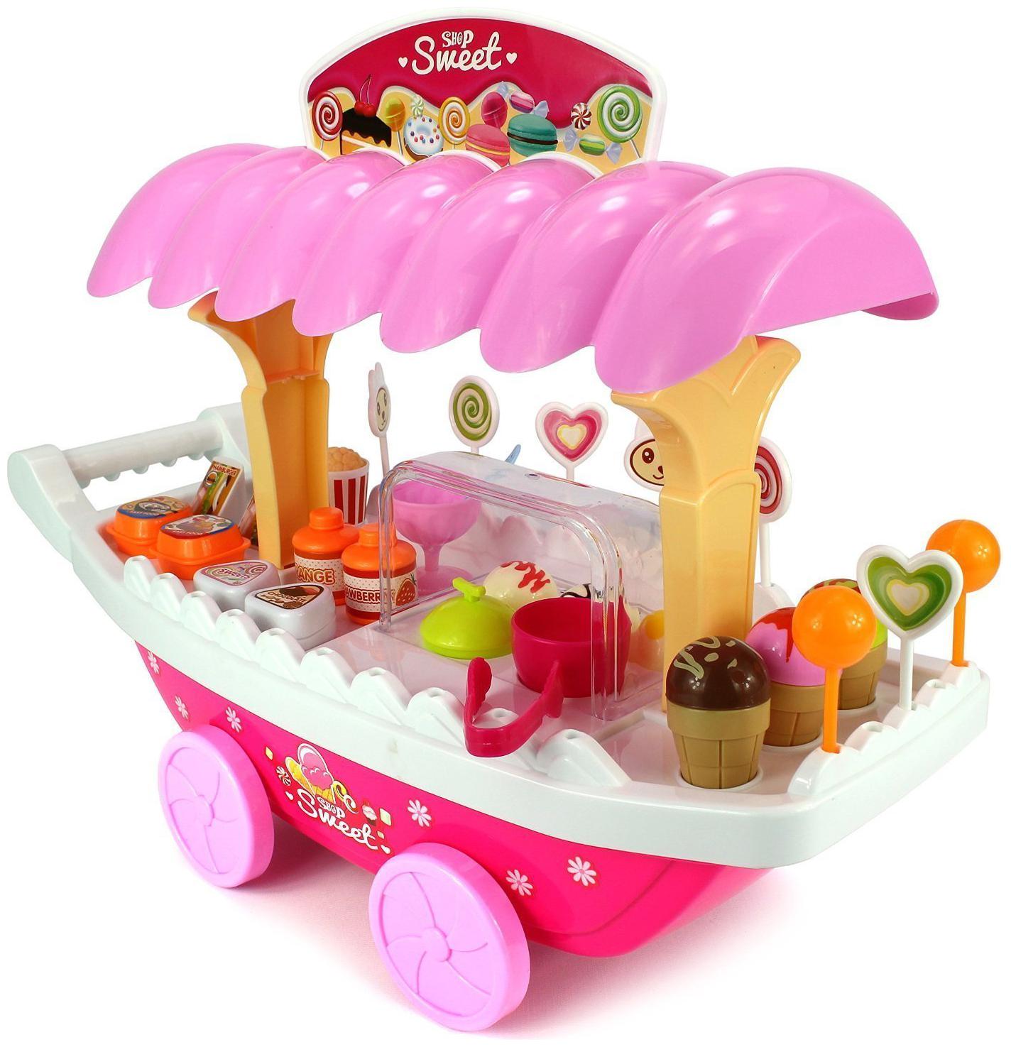 

New TOy Chehar ENterprise Luxury Ice Cream Trolley Set for Kids