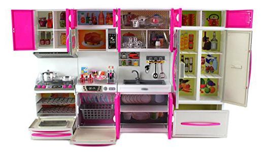 

New toy chehar Enterprise My Modern Battery Operated Toy Doll Kitchen Playset w Lights Sounds