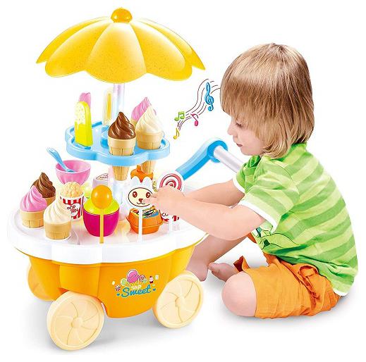 

New Toy Chehar Enterprise Ice Cream Kitchen Play Cart Kitchen Set Toy