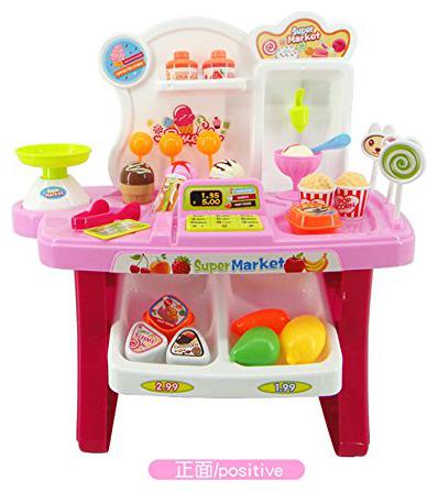 

New Toy chehar Enterprise Supermarket Shop Pretend Play Toys Set with Sound Effects Multi-Color