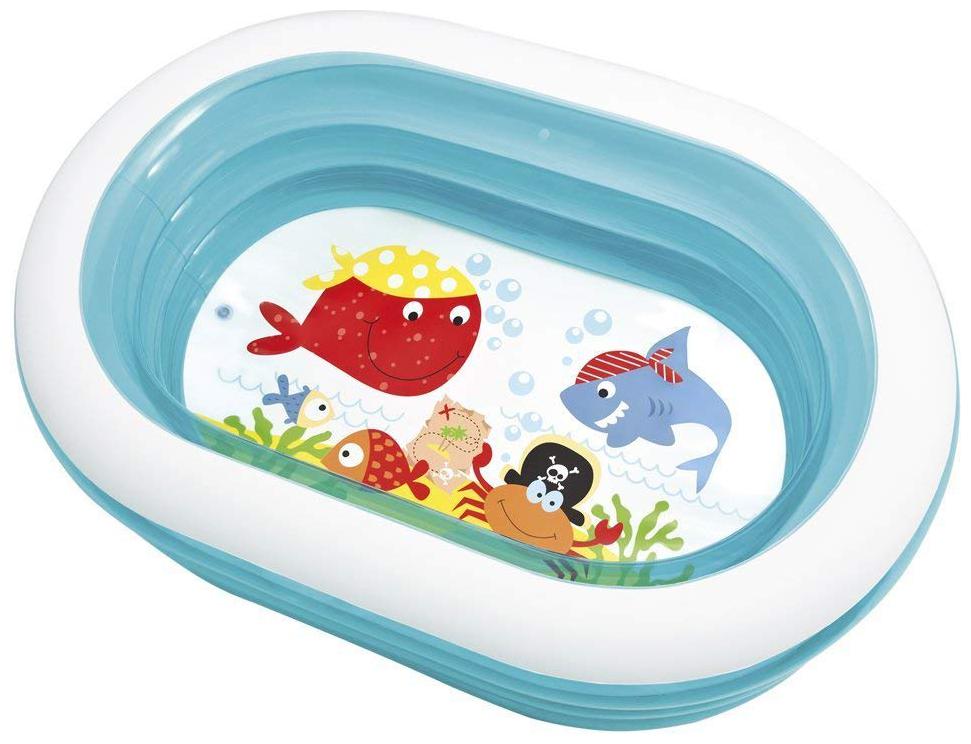 

New Toy Chehar Enterprise Inflatable Oval Whale Fun Pool For Kids (multicolor)