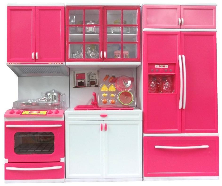 

New Toy Chehar Enterprise Modern Kitchen Play Set With Refrigerator