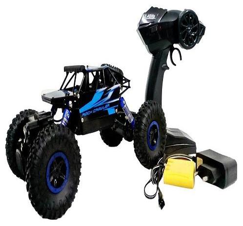 

New Toy Chehar Enterprise 2 4Ghz 1 18 RC Rock Crawler Vehicle Buggy Car 4 WD Shaft Drive High Speed Remote Control Monster Off Road Truck (Multicolor)