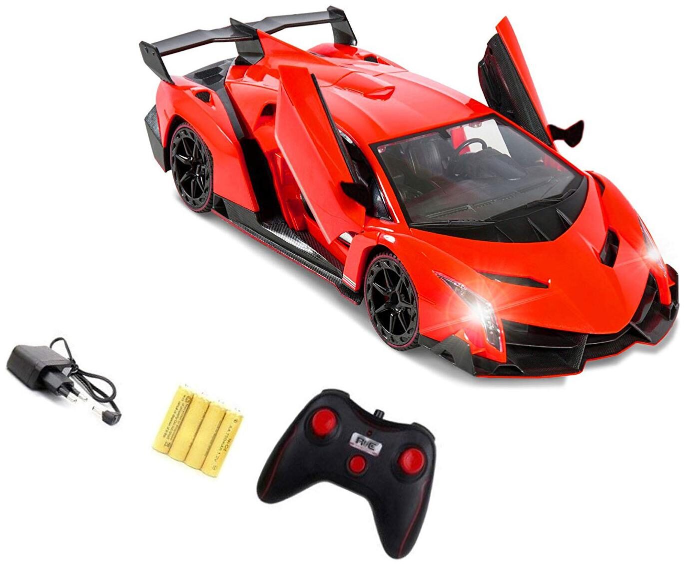 

New Toy Chehar Enterprise Veneno 1 14 Radio Control Rc Vehicle Car Model W Batteries Included Open Doors(multicolor)