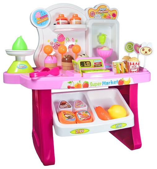

New Toy Chehar enterprise mini market set Electronic Cash Register Multi Color
