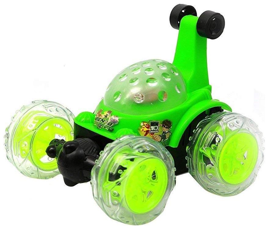 

NEW toy Chehar enterprise Green Plastic Remote Control Car stunt car(multicolor)(COLOR MAY BE VARY)