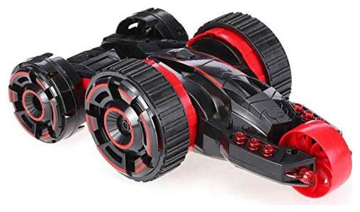 

New Toy chehar Enterprise 5 Rounds Stunt 360 Spins Double Side Remote Control Car (multicolor)