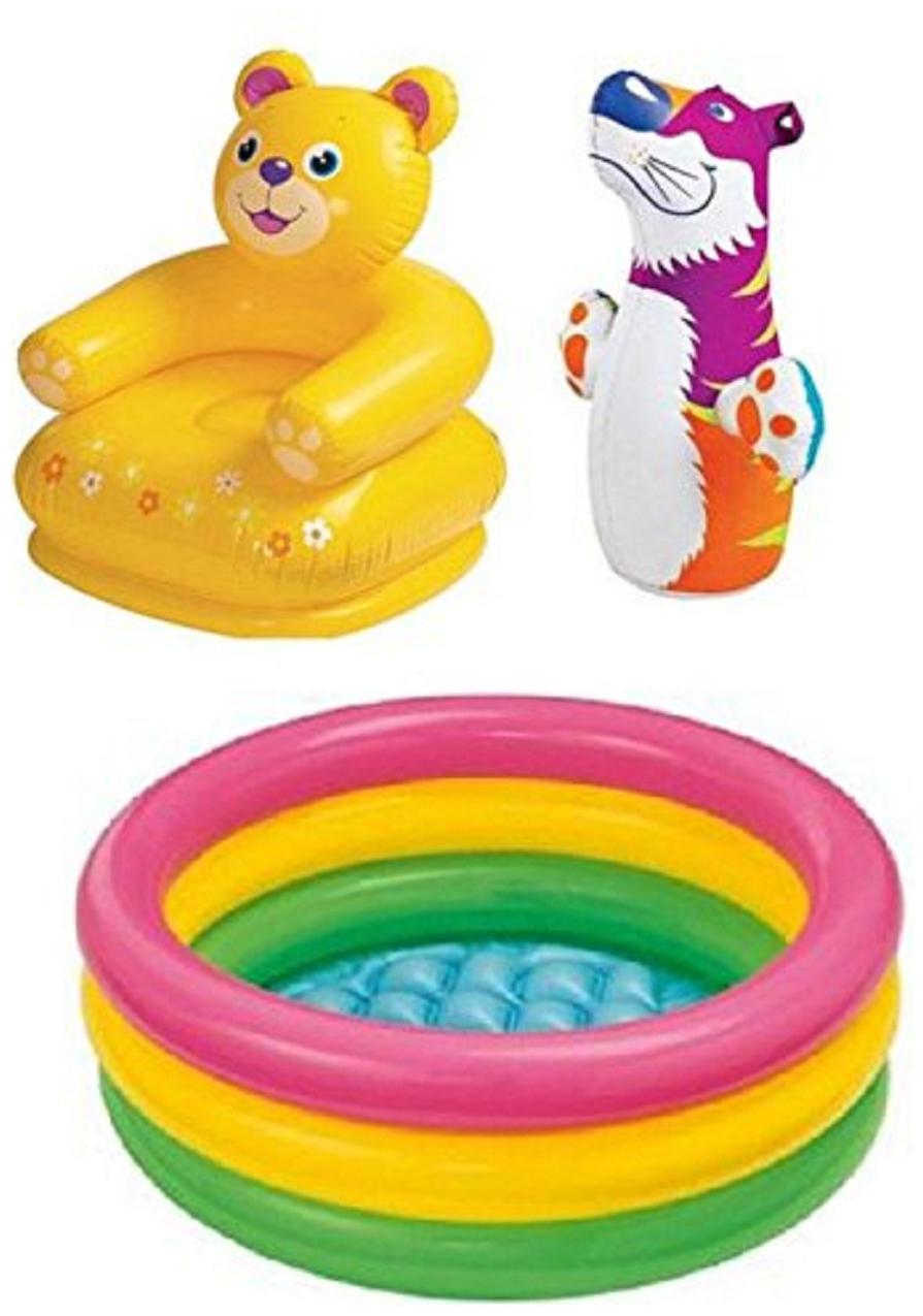 

New toy chehar enterprise Teddy Chair with Pool Bop Bag (multicolor)
