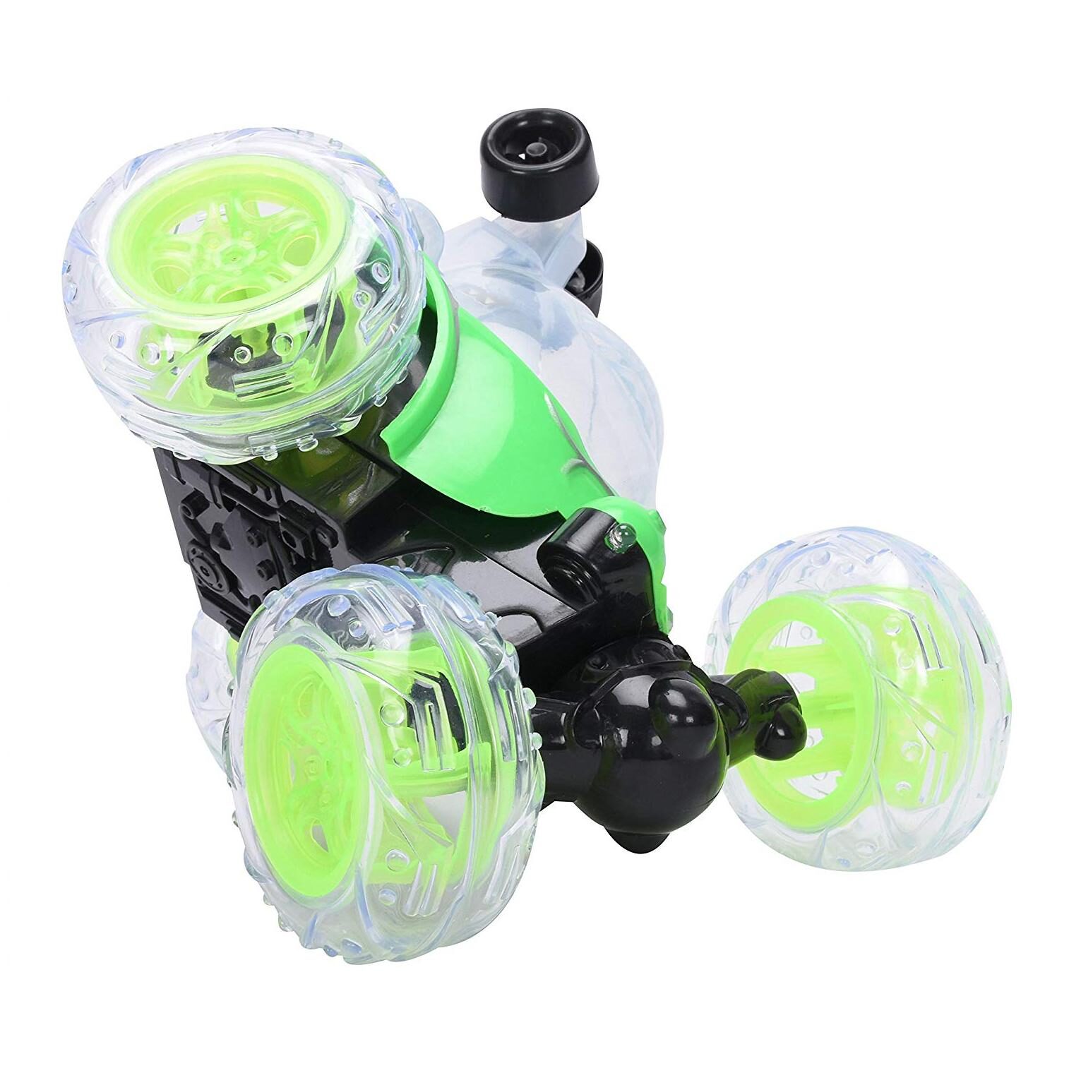 

New Toy Chehar Enterprise Front Axle Spinning Wheels Stunt Car 360 deg Rotating remote control with Colourful 3D Lights Music(multicolor)