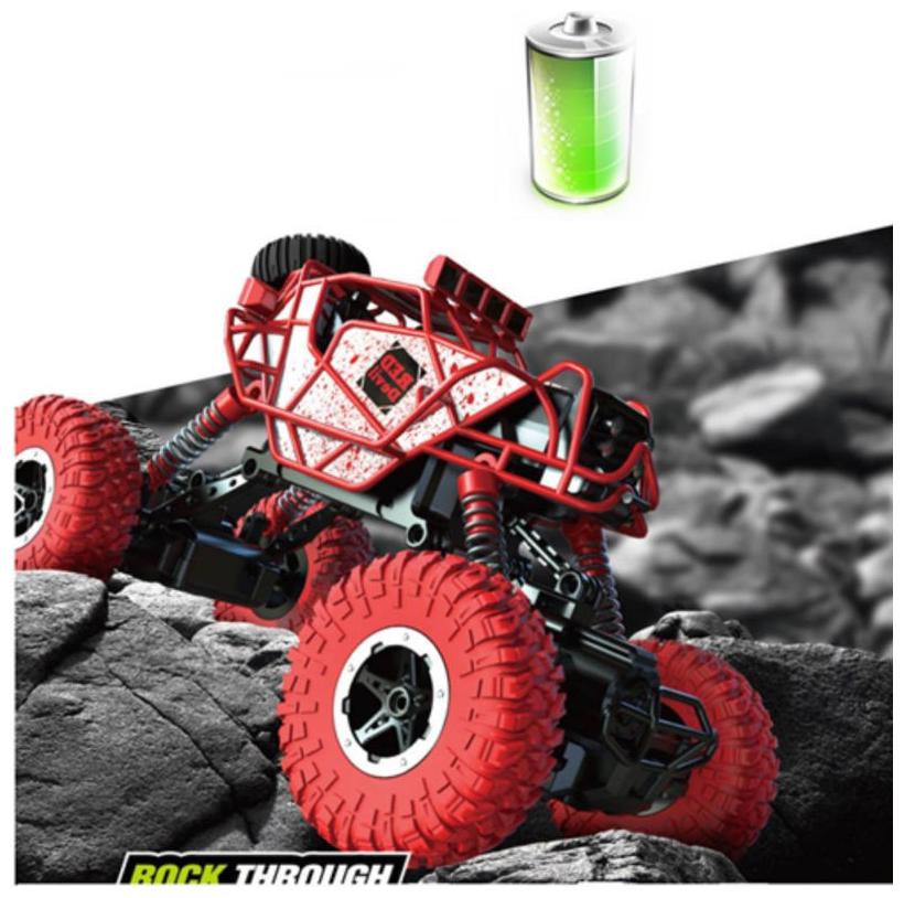 

New Toy chehar Enterprise Racing Rally Rock Through Off-Road 4 Wheel Rechargeable Remote Control Rock Crawler Car with Solid Frame Chassis(Multicolor)