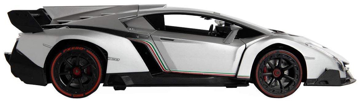 

New Toy Chehar Enterprise Veneno Remote Control CAR with Open Door 1 16 5-Channel R C with Charger and Music and Light(multicolor)