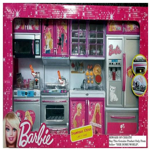 

new toy chehar enterprise multicolor barbie compartments kitchen set for kids