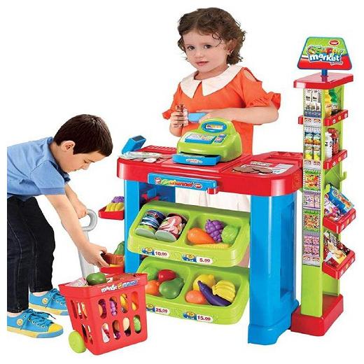 

New Toy chehar enterprise Home Supermarket Play Set for Kids - Educational and Interactive Toy with Light and Sound Shop