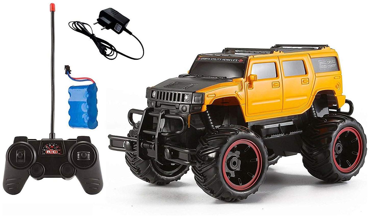 

New Toy Chehar Enterprise Plastic Hummer Rechargeable Rock Crawler Monster Truck Racing Car Off-Road Passion 1 20 Monster Racing Car(multicolor)