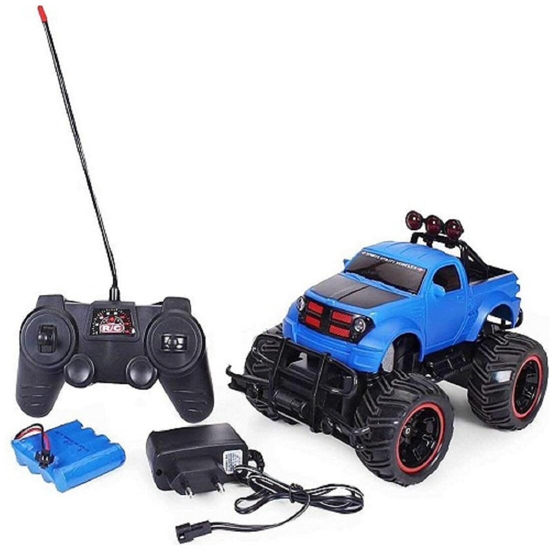 

New Toy chehar enterprise 1 20 Plastic Hummer Rechargeable Rock Crawler Monster Truck Racing Car (Blue)(color may be vary)