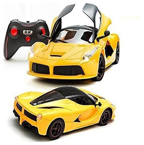 

NEw Toy Chehar Enterprise 1 16 Scale Ferrari Remote Control Car Rechargeable Opening Doors battery operated (multicolor)