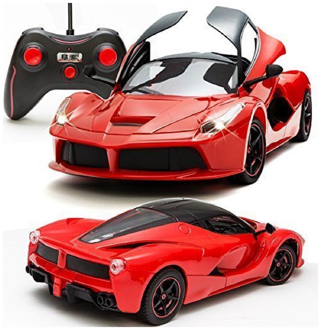

New toy chehar enterprise Remote Controlled Ferrari car With Opening Doors includes Rechargeable Batteries Charger