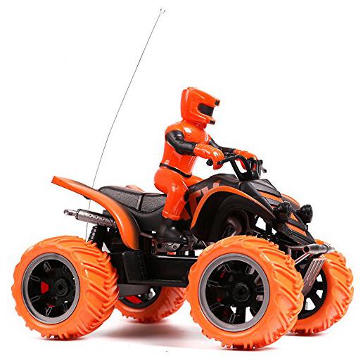 

New Toy Chehar enterprise Plastic 27MHz Remote Control 1 10 Scale 2WD Racing RC Bigfoot Rally Car (Multicolor)