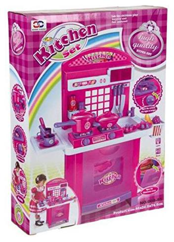

New toy chehar enterprise Kitchen Cooking Table Set for Kids(muylticolor)