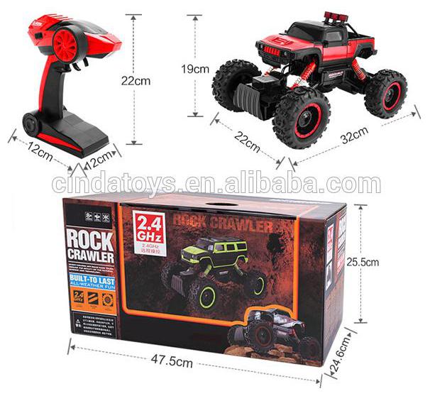 

New Toy chehar Enterprise Battery operated racing rally Waterproof Remote Controlled Rock Crawler RC Monster Truck (Multicolor )