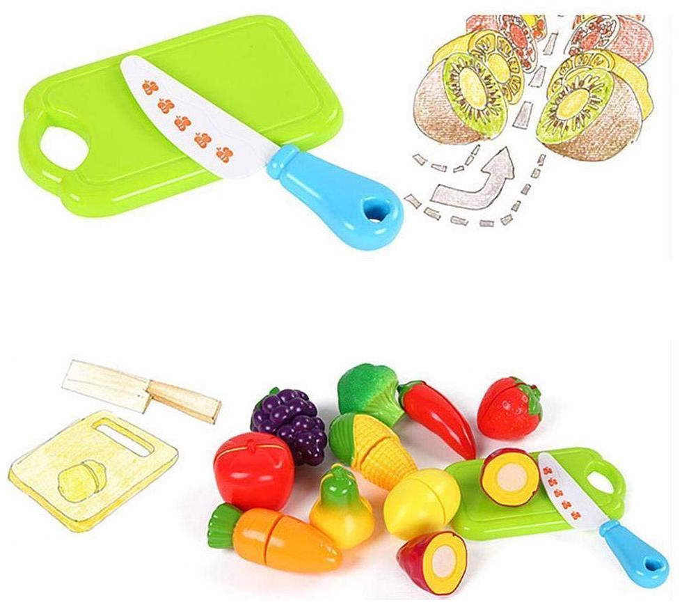 

New Toy chehar Enterprise Fruit Set with Chopping Board